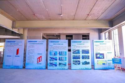 項目直擊丨聚焦全國首座裝配式“摩天工廠”——深圳坪山新能源汽車產業園區項目附著式升降腳手架應用